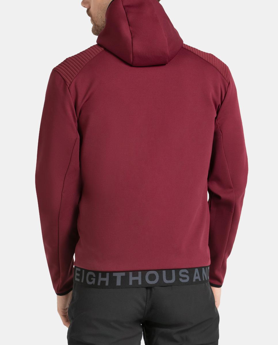Sudadera de Hombre ASVED +8000 - Rojo Rojo-4