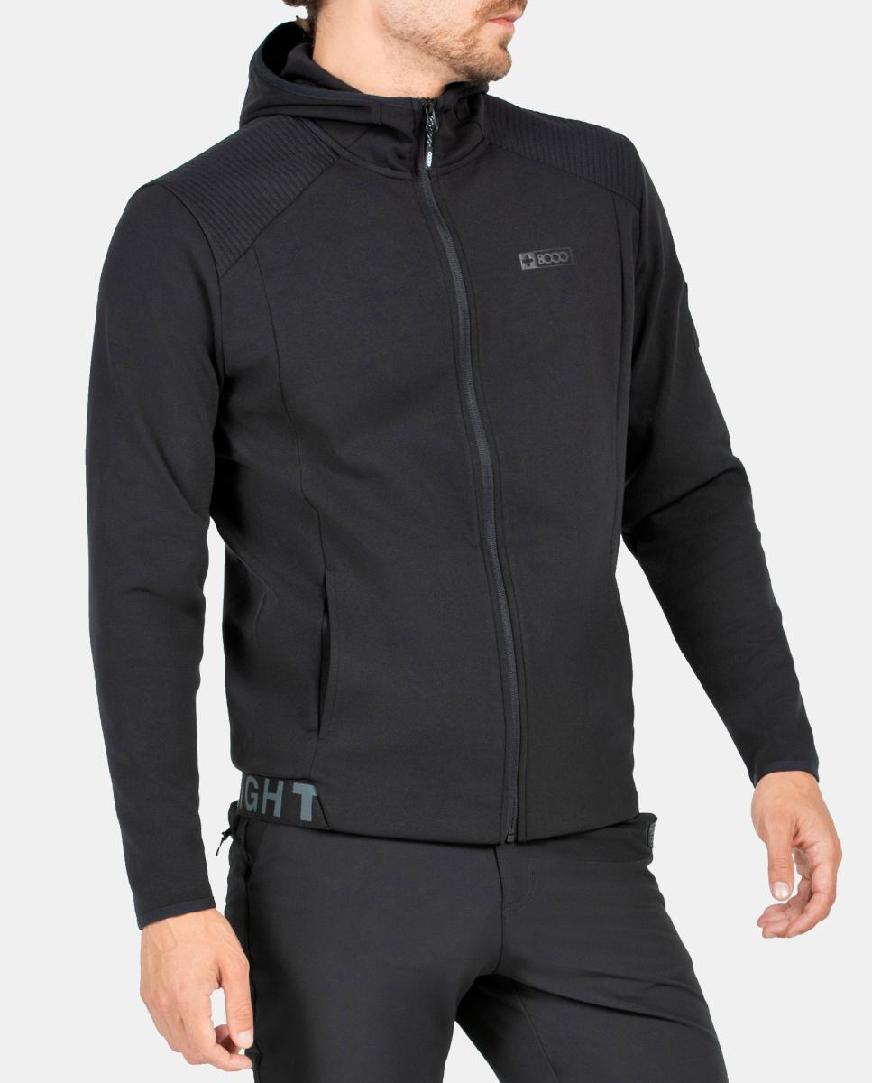 Sudadera de Hombre ASVED +8000 - Negro Negro-3