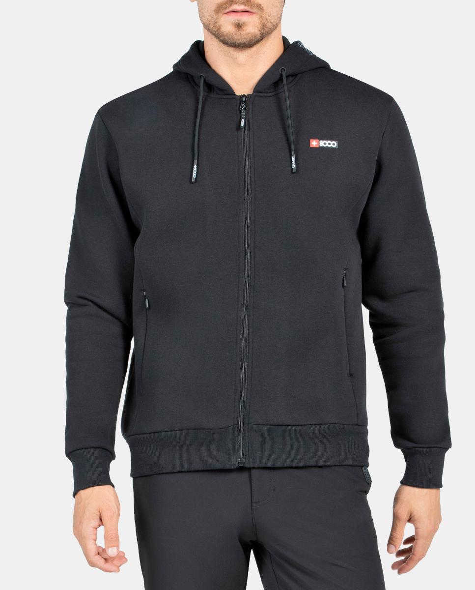 Imagen 0 de Sudadera de Hombre ALMAZ +8000 Negro
