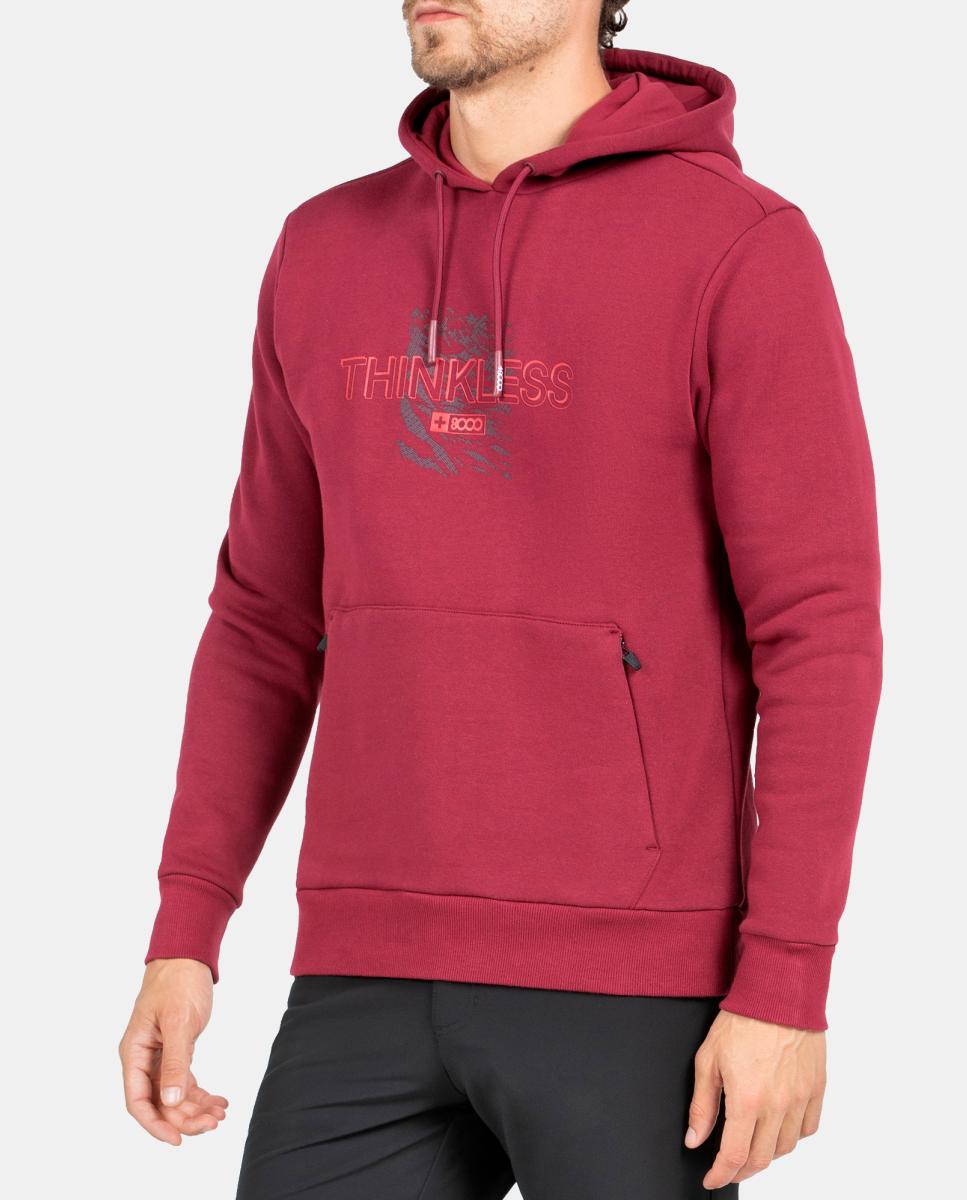 Sudadera de Hombre ALLARI +8000 - Rojo Rojo-2