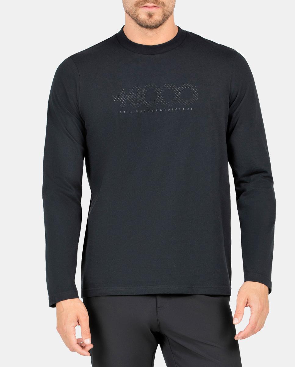 Imagen 0 de Camiseta M/L de Hombre AXOLOT +8000 Negro