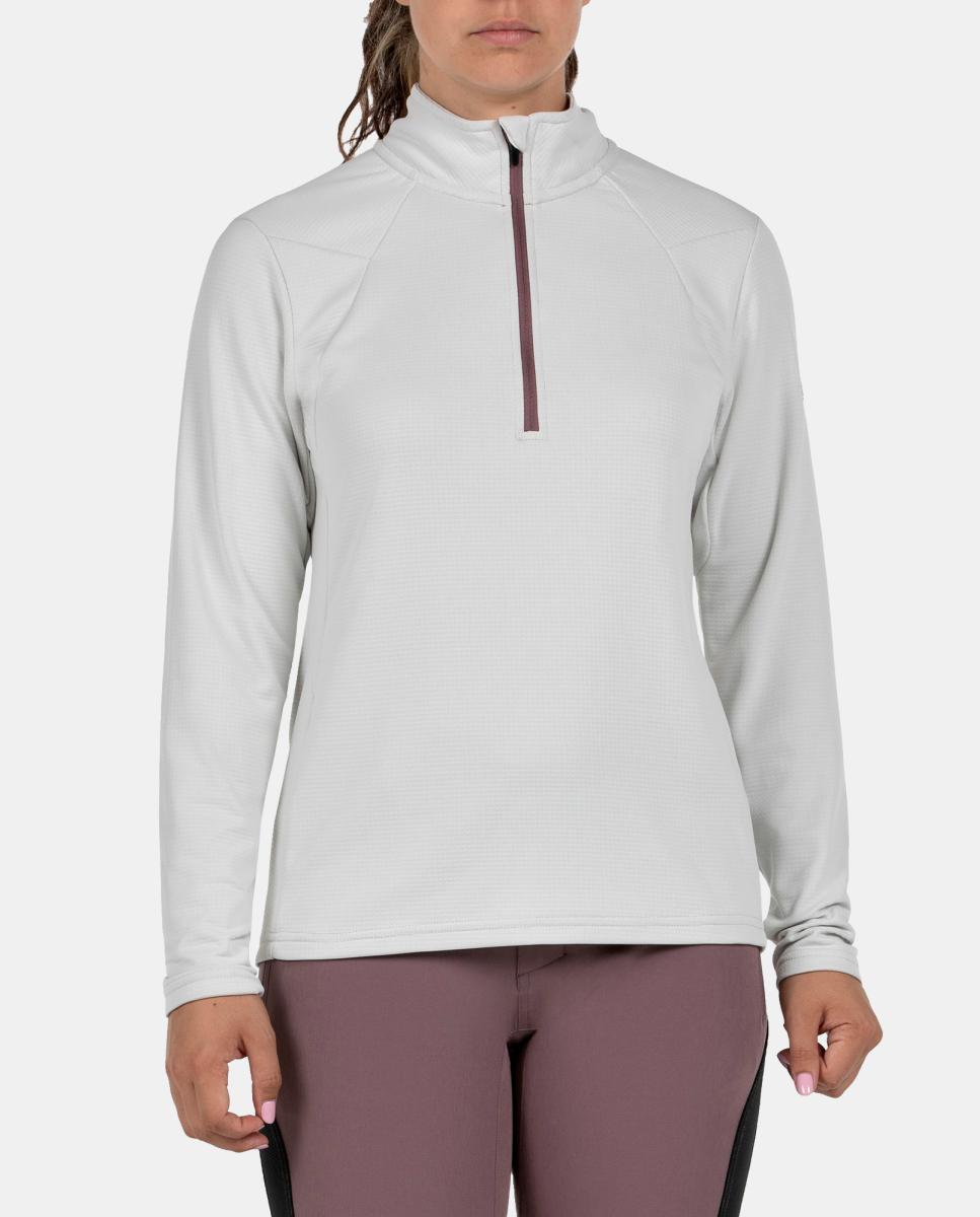 Camiseta M/L de Mujer NUSAKA +8000 - Blanco Blanco-1