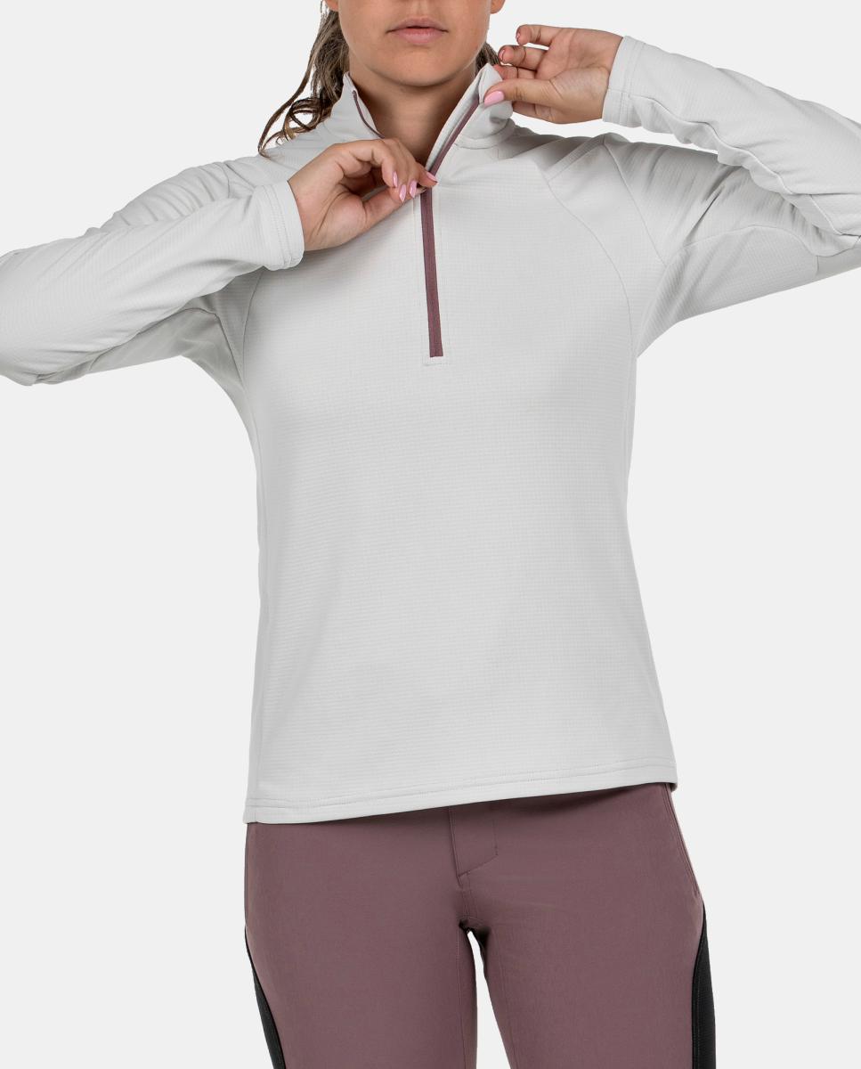 Camiseta M/L de Mujer NUSAKA +8000 - Blanco Blanco-5