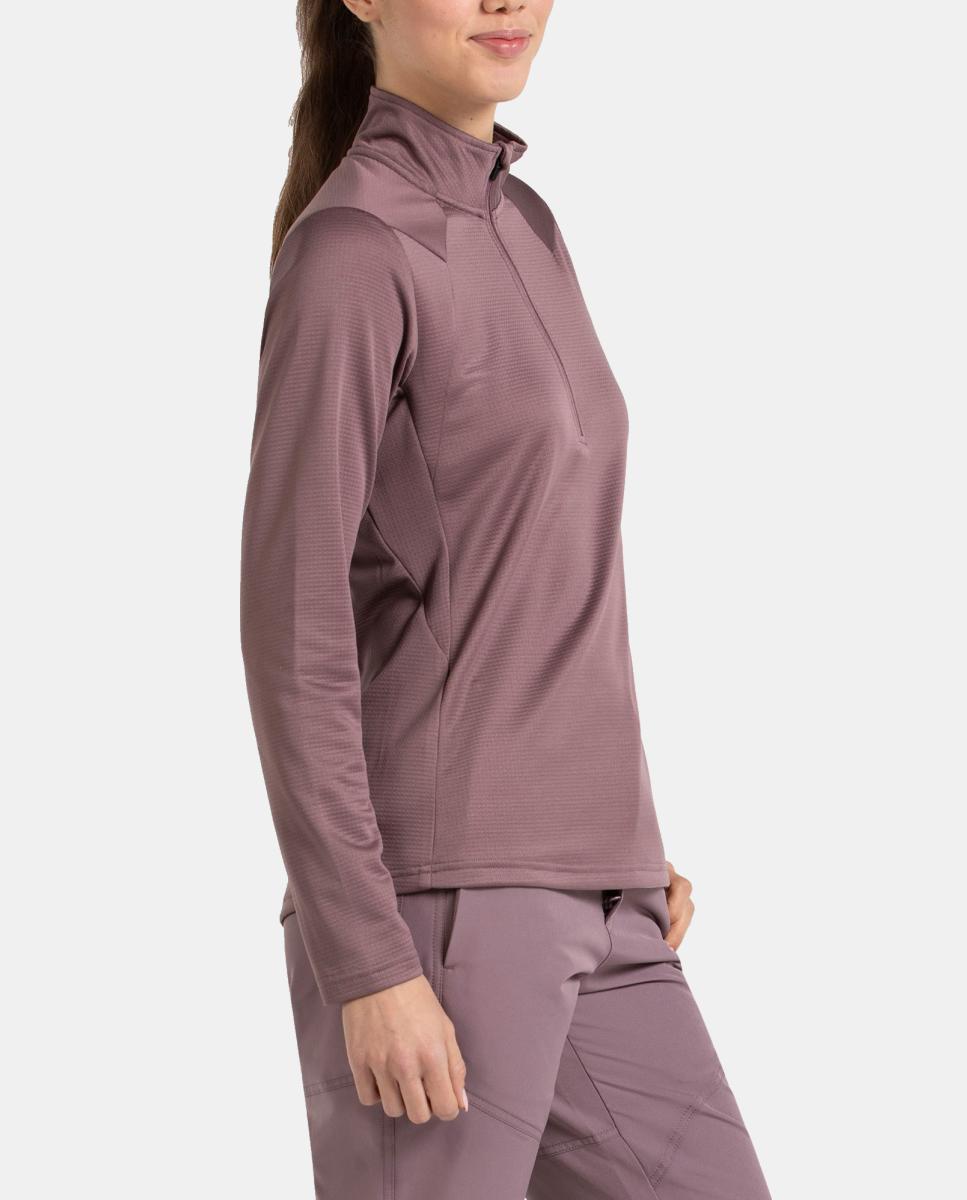 Camiseta M/L de Mujer NUSAKA +8000 - Rosa Rosa-3
