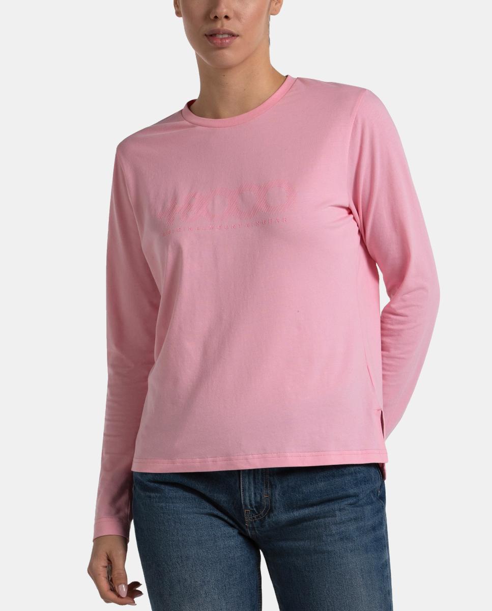 Imagen 1 de Camiseta M/L de Mujer BERCIA +8000 - Rosa Rosa