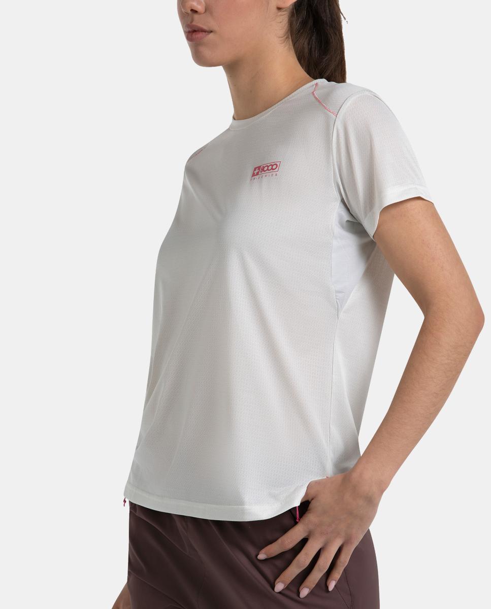 Camiseta M/C de Mujer KALA +8000 - Blanco Blanco-2