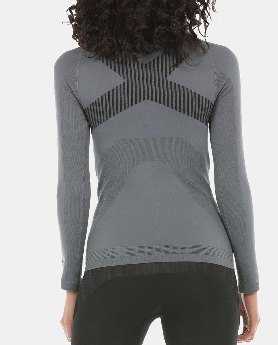 Camiseta M/L de Mujer MANIAK 26I +8000 - Gris Gris-3