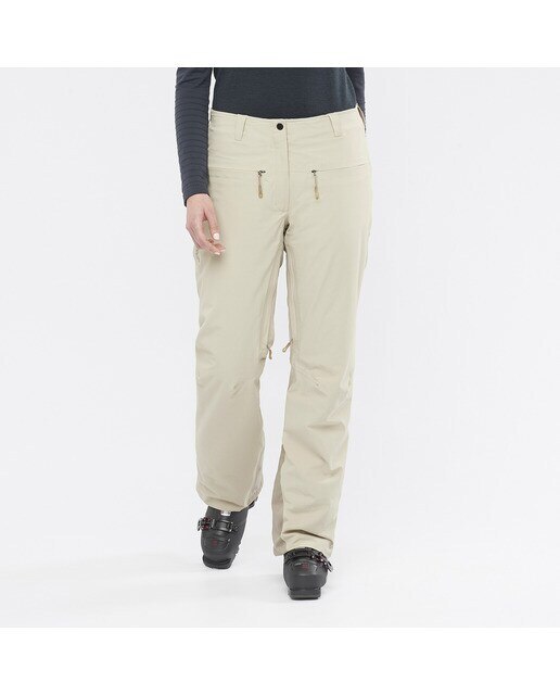 Pantalón de mujer Brilliant corte largo Salomon - Blanco Blanco-3