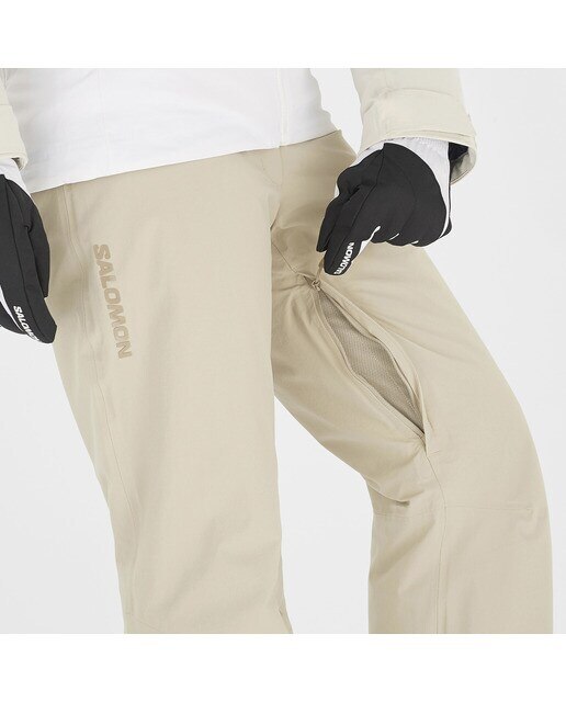 Pantalón de mujer Brilliant corte largo Salomon - Blanco Blanco-7