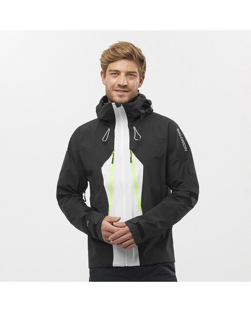 Casaco Softshell MTN Gore-Tex 3 L Preto / Branco-3