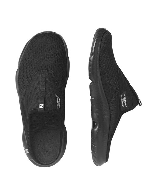 Zuecos de recuperación de hombre Reelax Slide 5.0 Salomon - Negro Negro-3