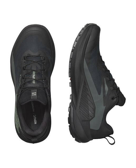 Zapatillas de trail running de hombre GENESIS GORE-TEX Salomon - Negro / Verde Negro / Verde-3