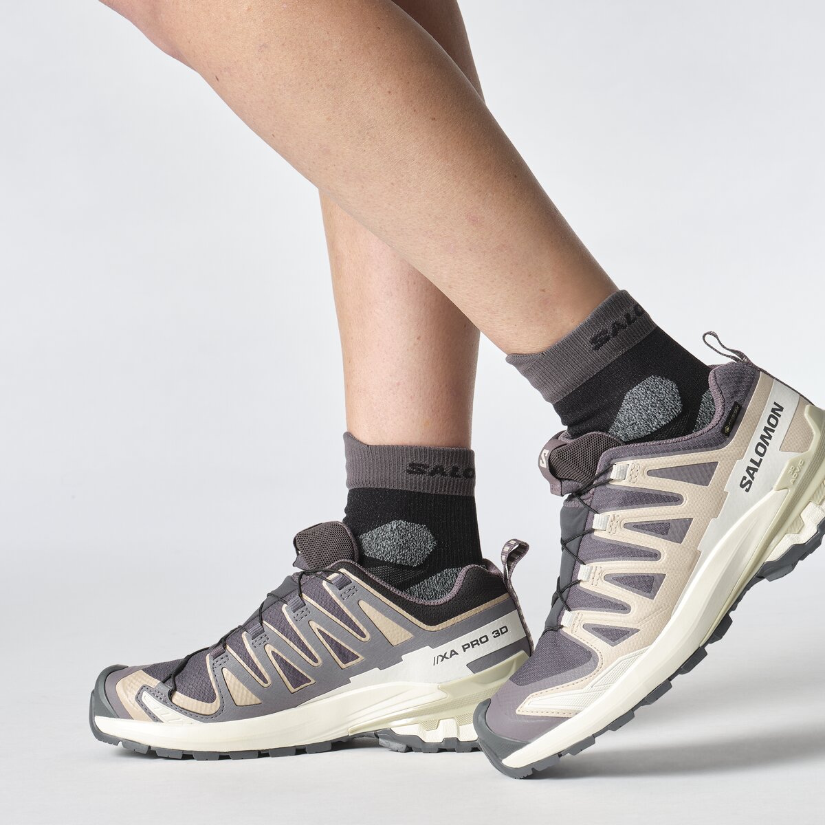 Zapatillas de trail running para mujer XA PRO 3D V9 GTX W Salomon - Marrón Marrón-7
