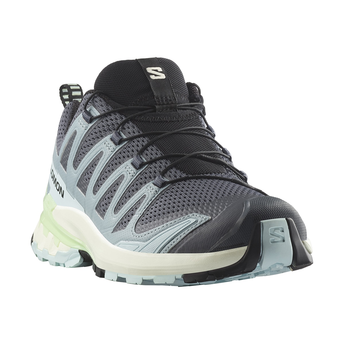 Zapatillas de trail running para mujer XA PRO 3D V9 W SALOMON - Gris / Azul Gris / Azul-2