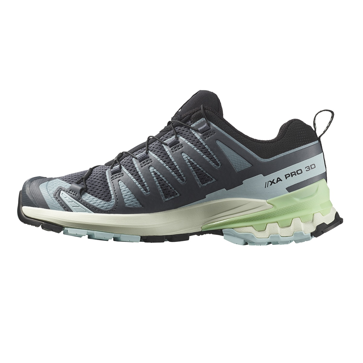 Zapatillas de trail running para mujer XA PRO 3D V9 W SALOMON - Gris / Azul Gris / Azul-3