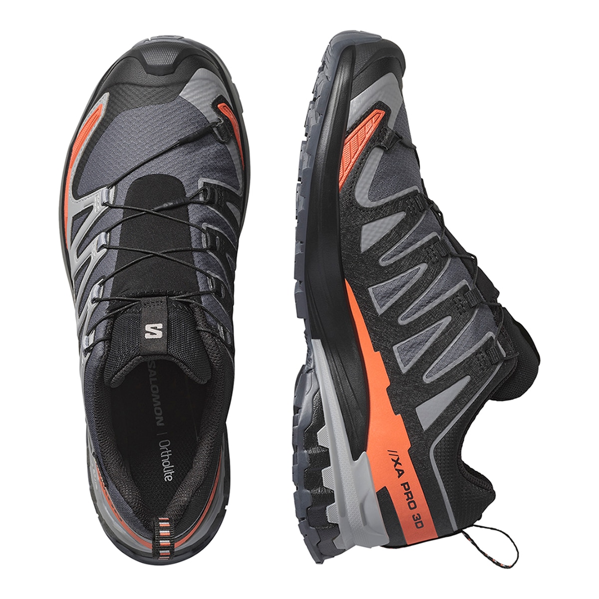 Zapatillas de trail running para hombre XA PRO 3D V9 GTX SALOMON - Gris / Negro Gris / Negro-4