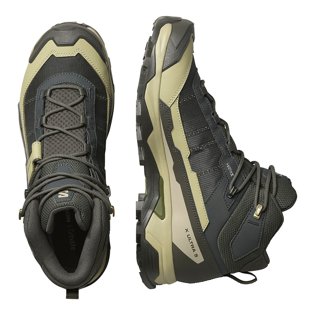 Botas de senderismo para hombre X ULTRA 5 MID GTX SALOMON - Verde Verde-4