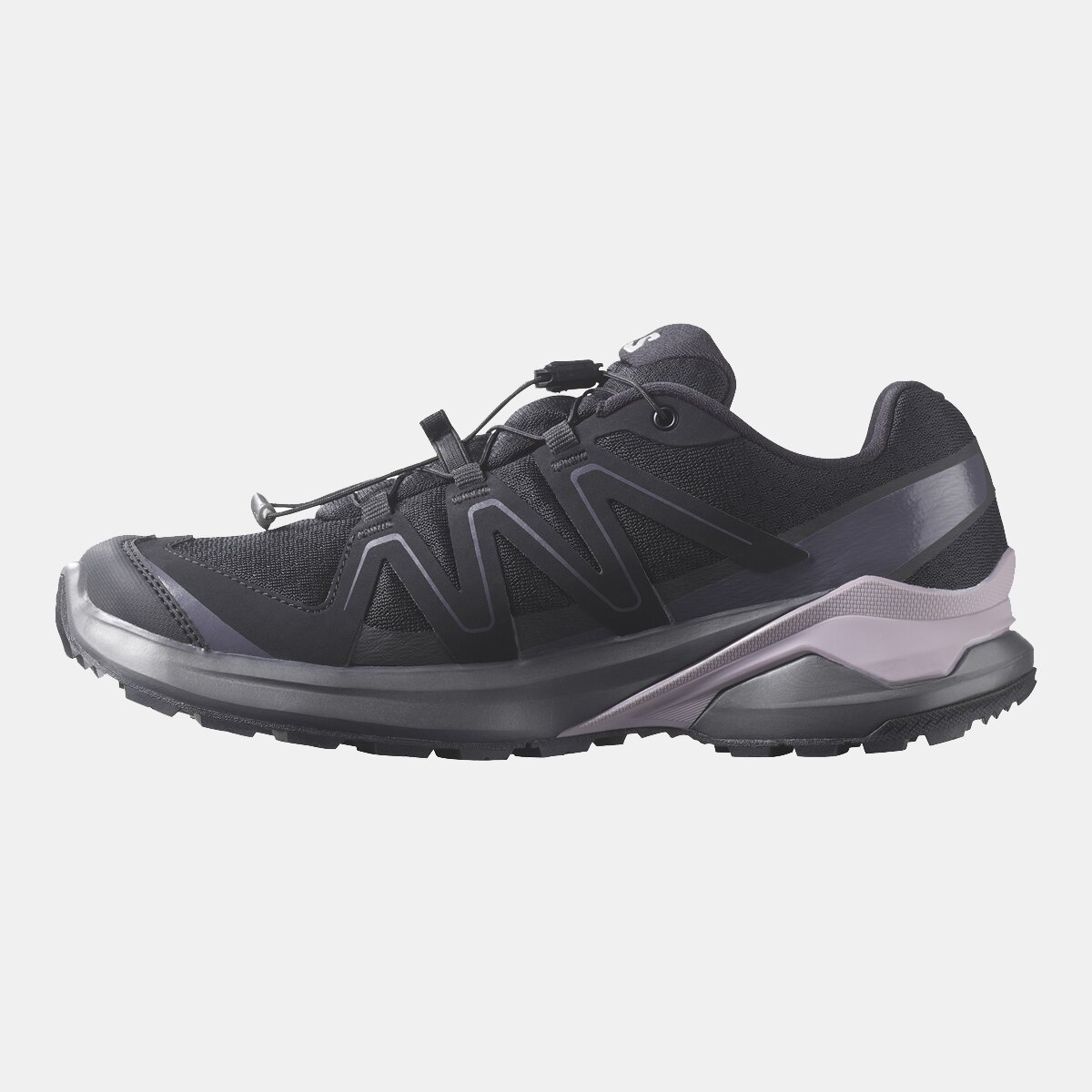 Zapatillas de trail running para mujer EXAMOTION GTX W SALOMON - Negro / Morado Negro / Morado-2