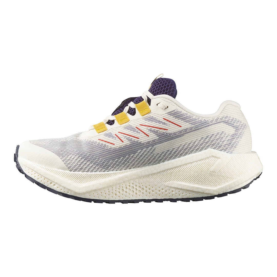 Zapatilla de running para grava de mujer AERO BLAZE 3 GRVL GTX W SALOMON - Blanco / Morado Blanco / Morado-4