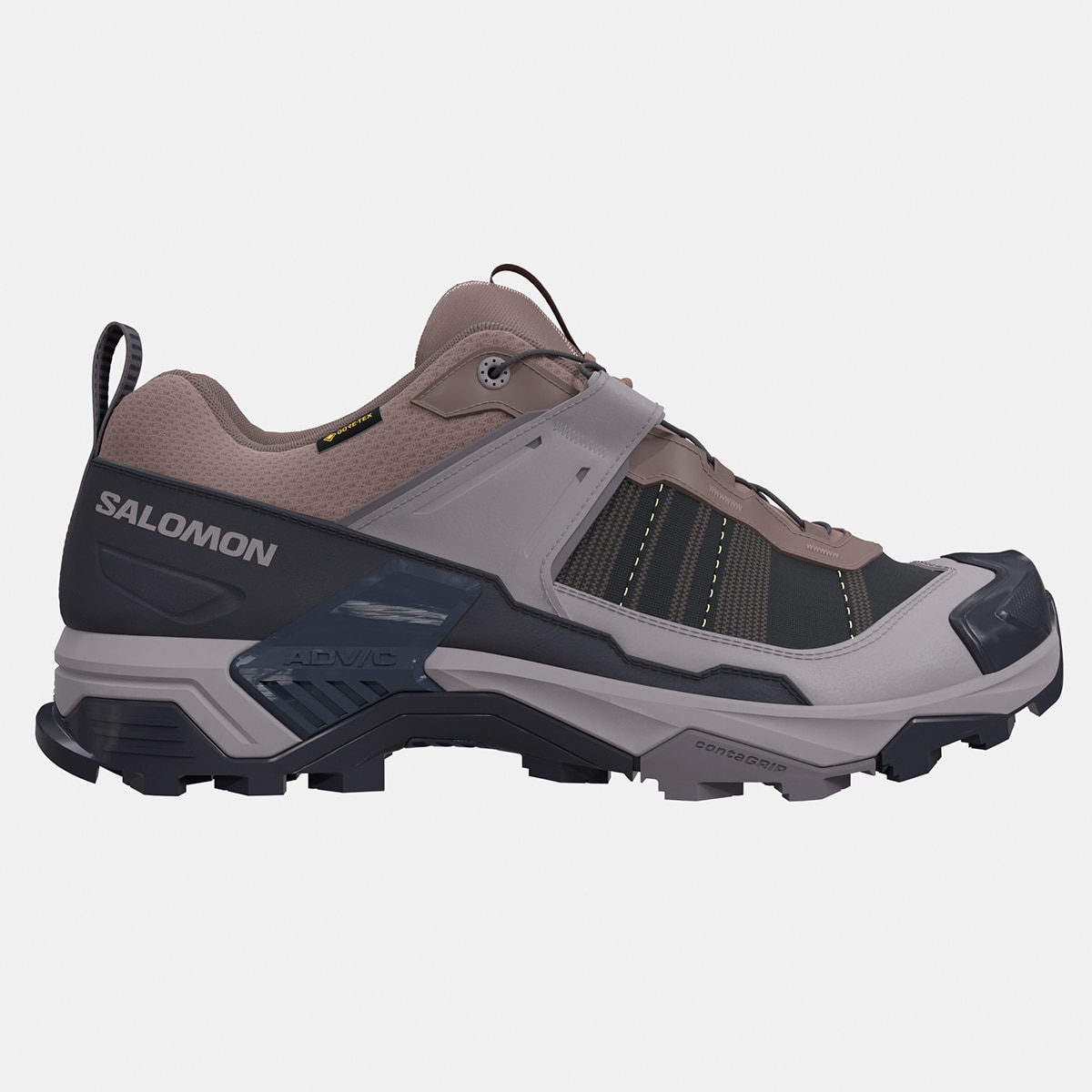 Imagen 8 de Zapatillas de senderismo para hombre X ULTRA 5 GTX SALOMON - Marrón / Azul Marrón / Azul