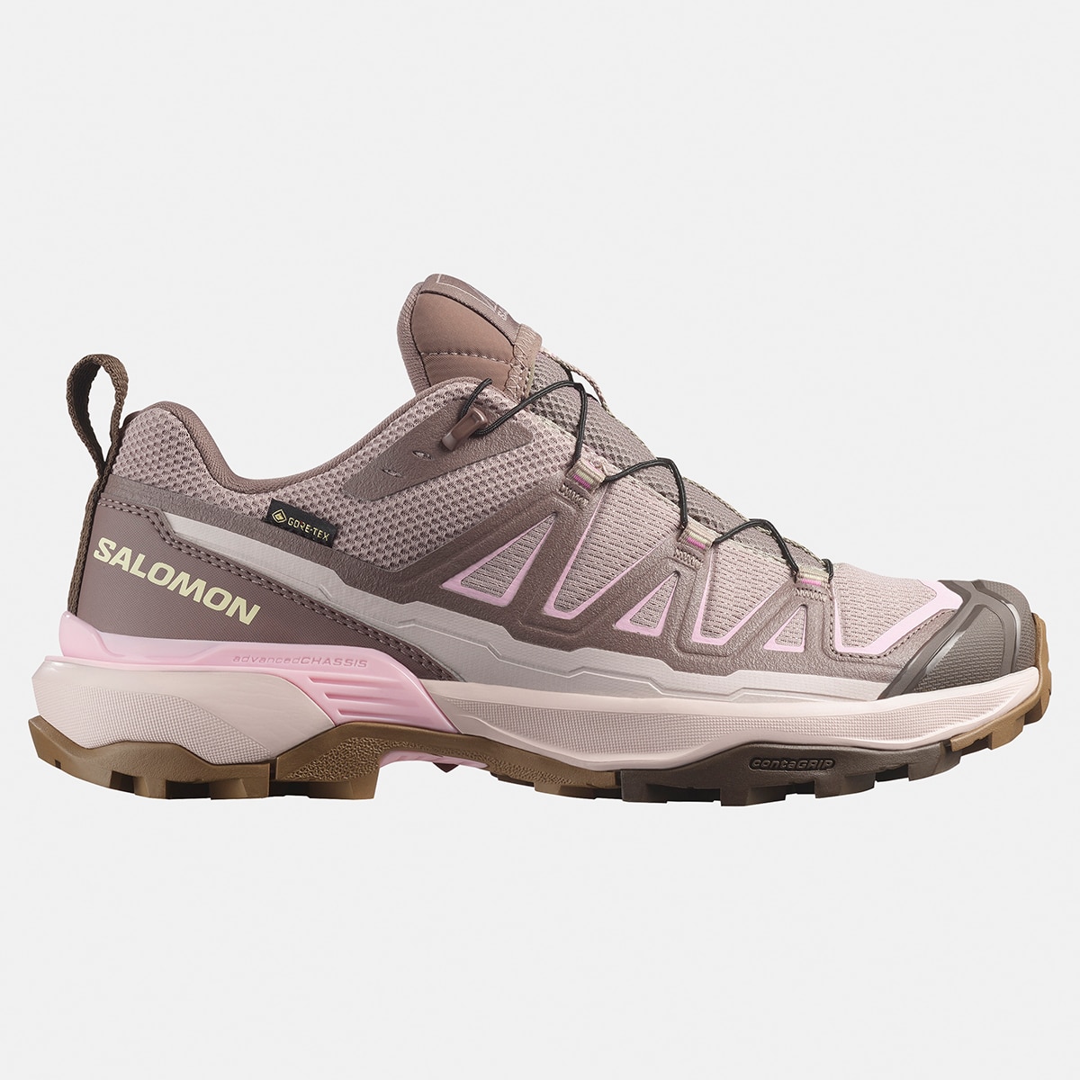 Zapatillas de senderismo para mujer X ULTRA 360 EDGE GTX W SALOMON - Marrón / Rosa Marrón / Rosa-3