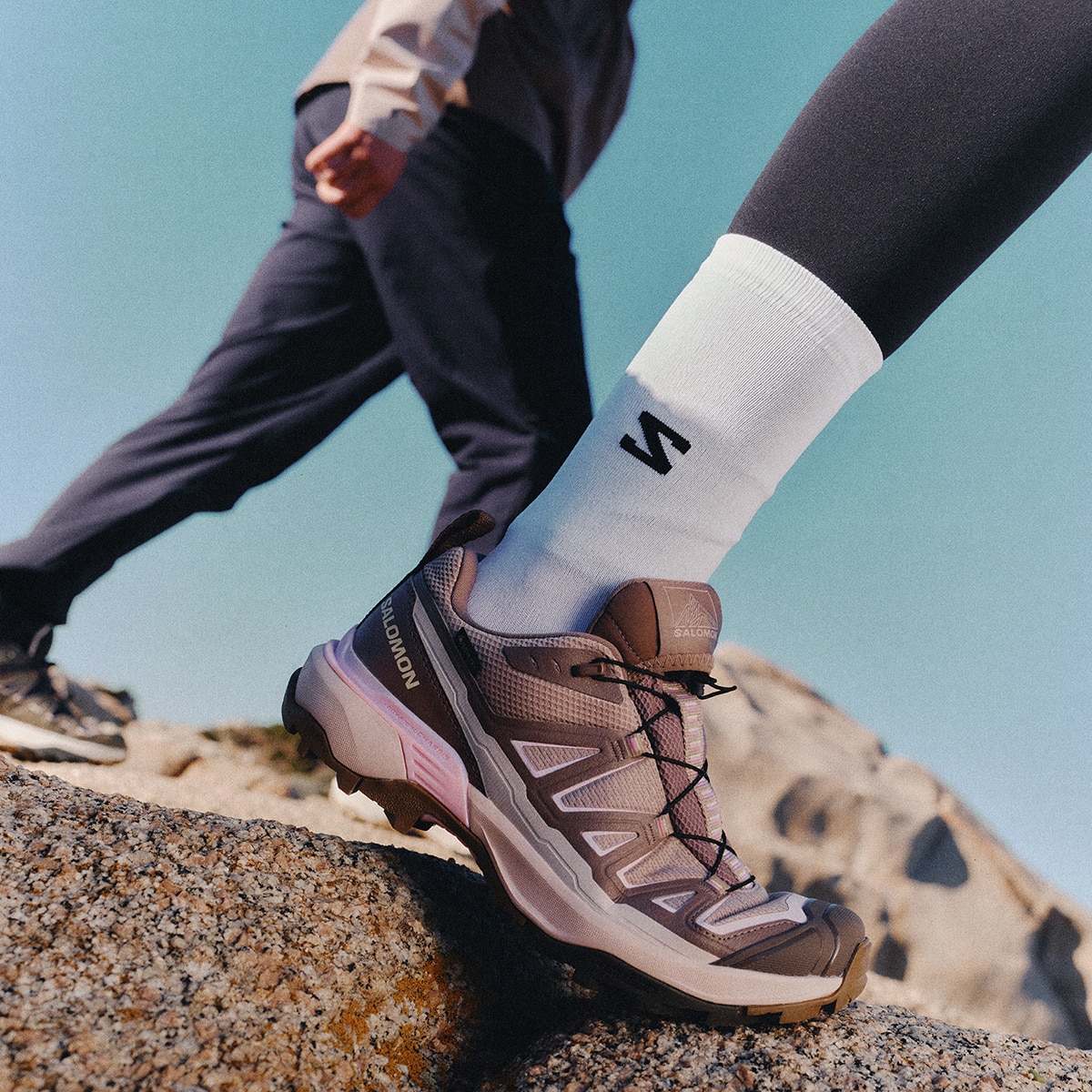 Zapatillas de senderismo para mujer X ULTRA 360 EDGE GTX W SALOMON - Marrón / Rosa Marrón / Rosa-14