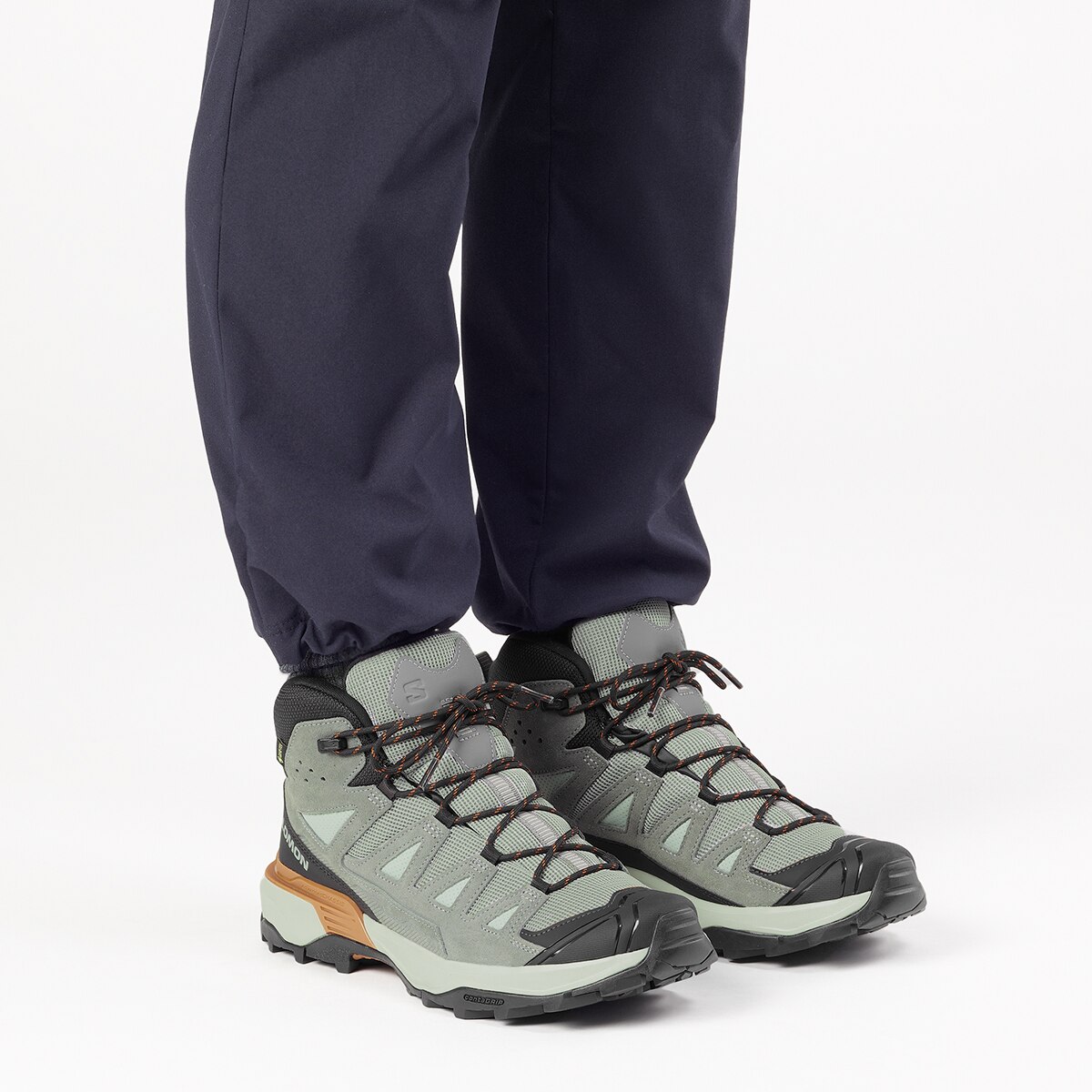 Botas de senderismo para hombre X ULTRA 360 LTR MID GTX SALOMON - Verde / Gris Verde / Gris-3