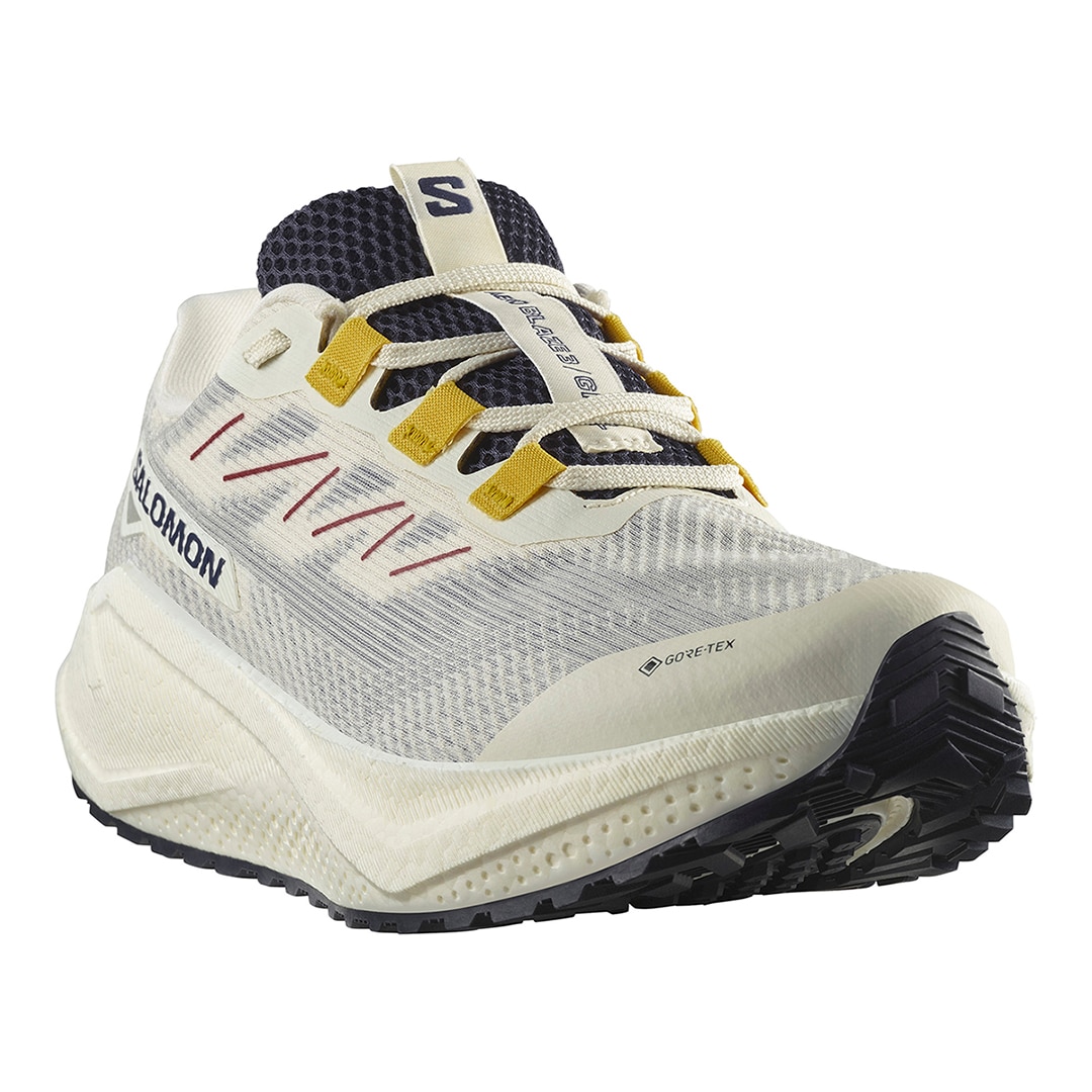 Zapatilla de running para grava para hombre AERO BLAZE 3 GRVL GTX SALOMON - Blanco / Morado Blanco / Morado-2
