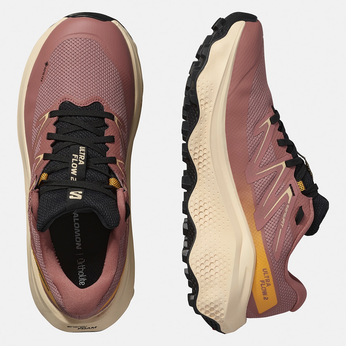 Zapatillas de trail running para mujer ULTRA FLOW 2 GTX W SALOMON - Rosa / Morado Rosa / Morado-2