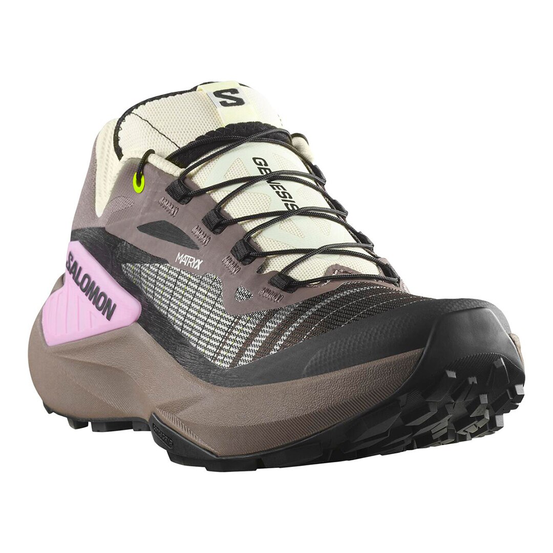 Zapatillas de trail running para mujer GENESIS W SALOMON - Marrón / Blanco Marrón / Blanco-2