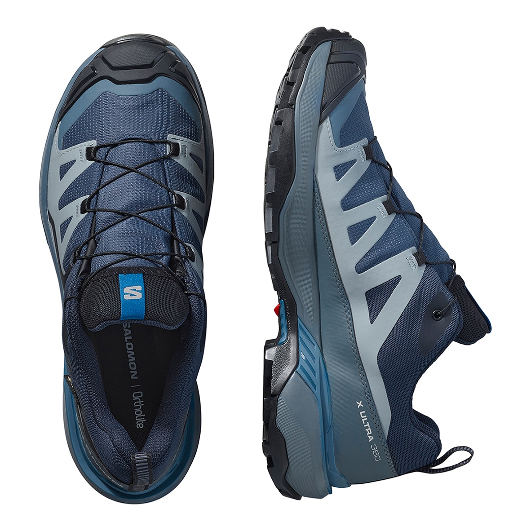 Zapatillas de senderismo para hombre X ULTRA 360 GTX SALOMON - Gris / Azul Gris / Azul-3