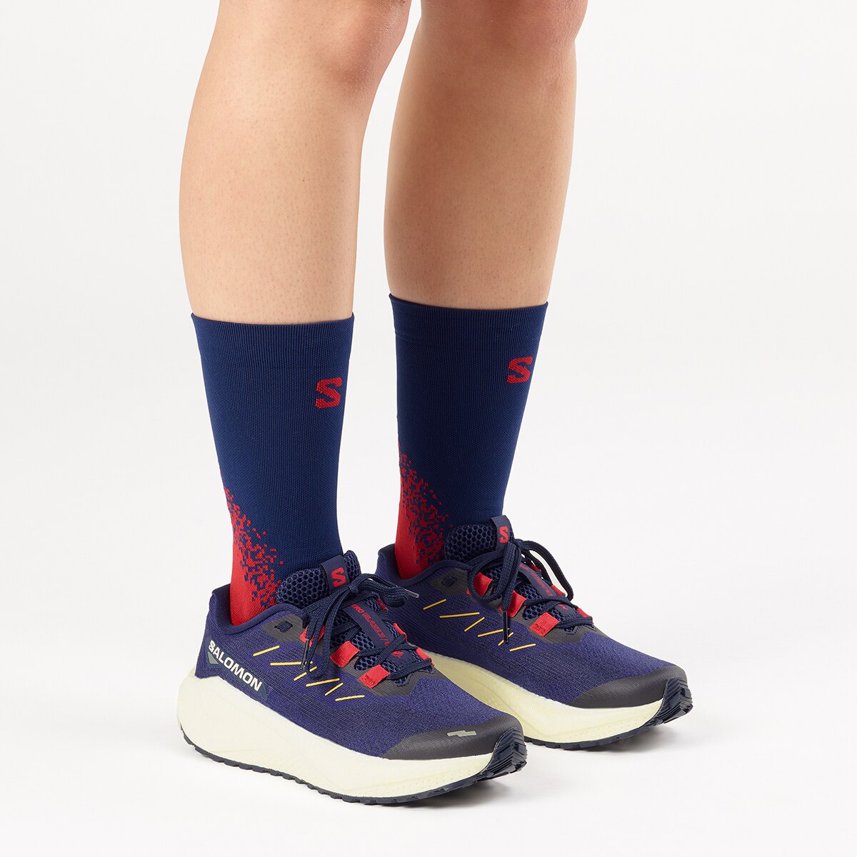 Zapatilla de running para grava de mujer AERO BLAZE 3 GRVL W SALOMON - Morado / Azul Morado / Azul-2
