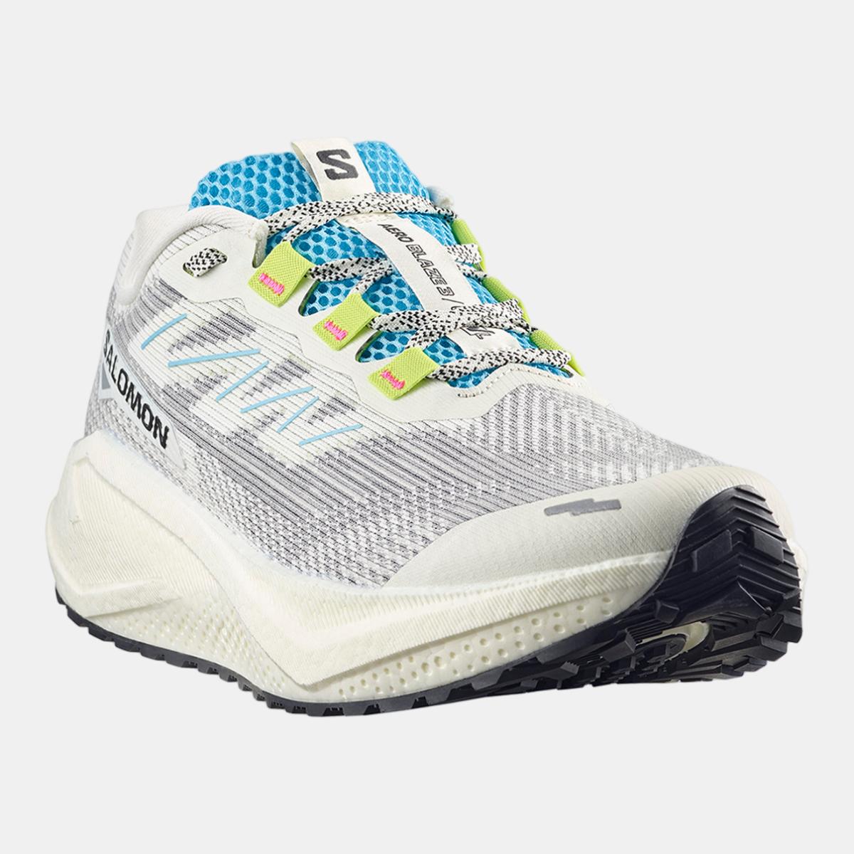 Zapatilla de running para grava para hombre AERO BLAZE 3 GRVL SALOMON - Blanco / Azul Blanco / Azul-2