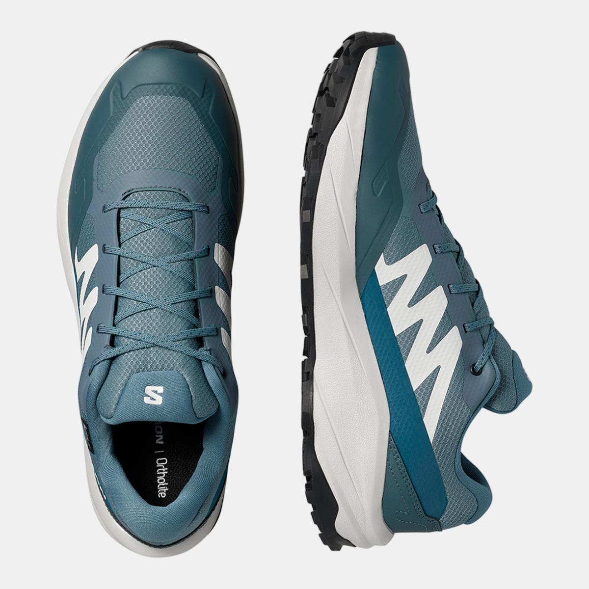 Zapatillas de senderismo para hombre OUTSCAPE GTX SALOMON - Azul / Gris Azul / Gris-3