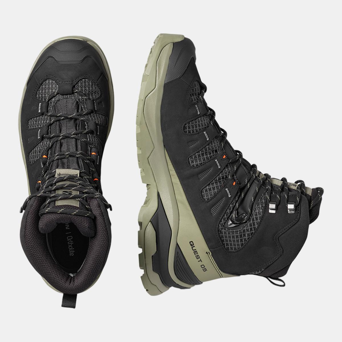 Imagen 3 de Botas de senderismo para hombre QUEST 5 GTX M SALOMON - Negro / Verde Negro / Verde