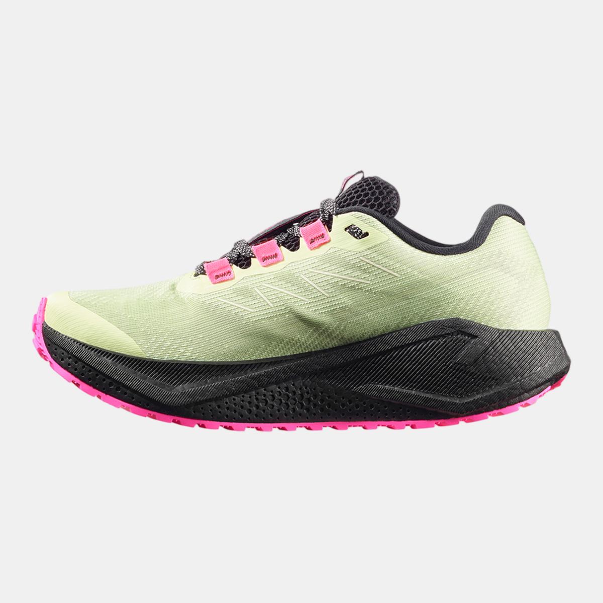 Zapatilla de running para grava para mujer AERO BLAZE 3 GRVL GTX W SALOMON - Verde / Negro Verde / Negro-4