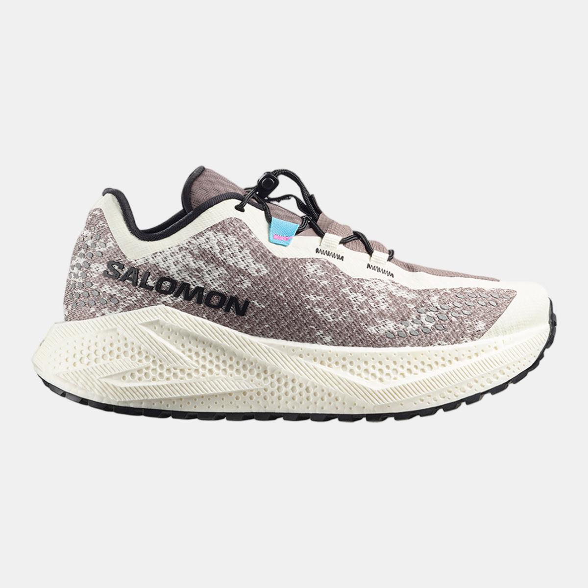Imagen 0 de Zapatilla de running para grava para mujer AERO GLIDE 4 GRVL W SALOMON Blanco / Negro