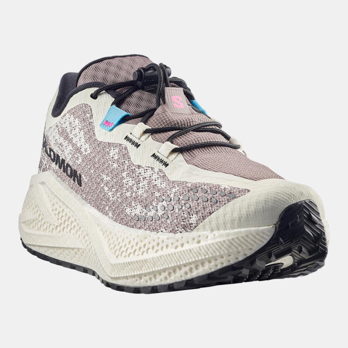Zapatilla de running para grava para mujer AERO GLIDE 4 GRVL W SALOMON - Blanco / Negro Blanco / Negro-2