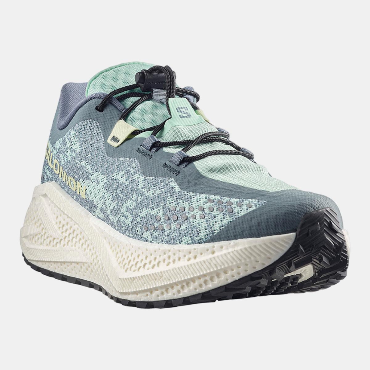 Zapatilla de running para grava para mujer AERO GLIDE 4 GRVL W SALOMON - Azul / Verde Azul / Verde-2
