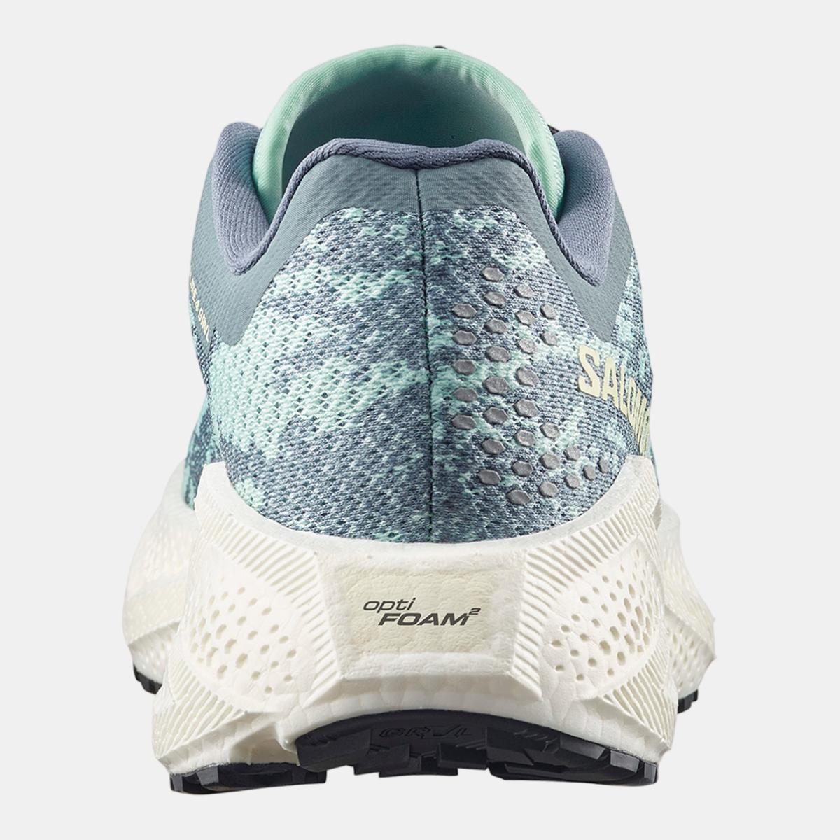 Zapatilla de running para grava para mujer AERO GLIDE 4 GRVL W SALOMON - Azul / Verde Azul / Verde-5