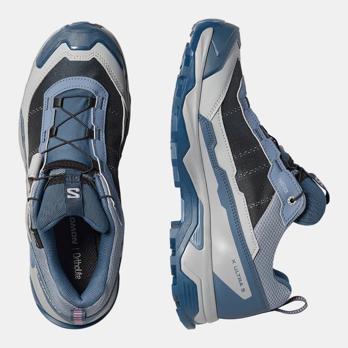 Zapatillas de senderismo para mujer X ULTRA 5 GTX W SALOMON - Azul / Gris Azul / Gris-3