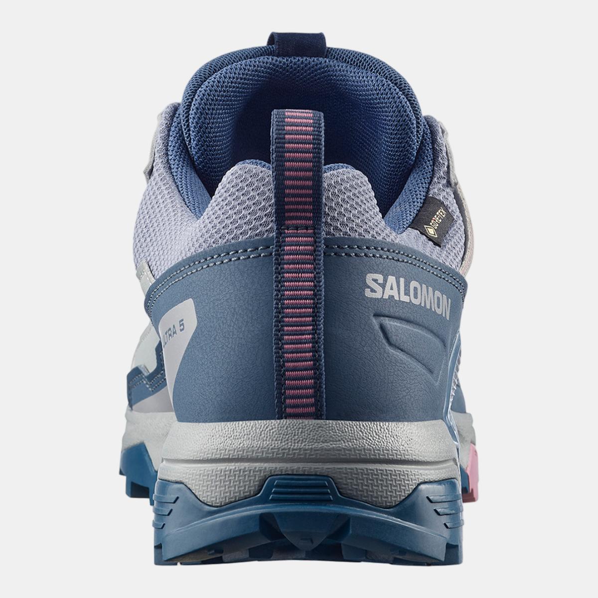 Zapatillas de senderismo para mujer X ULTRA 5 GTX W SALOMON - Azul / Gris Azul / Gris-5