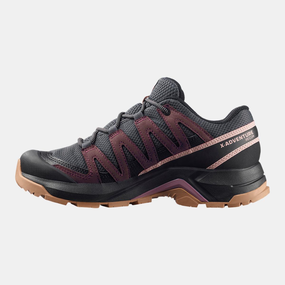 Zapatillas de senderismo de piel para mujer X-ADVENTURE RECON GTX W SALOMON - Morado Morado-4