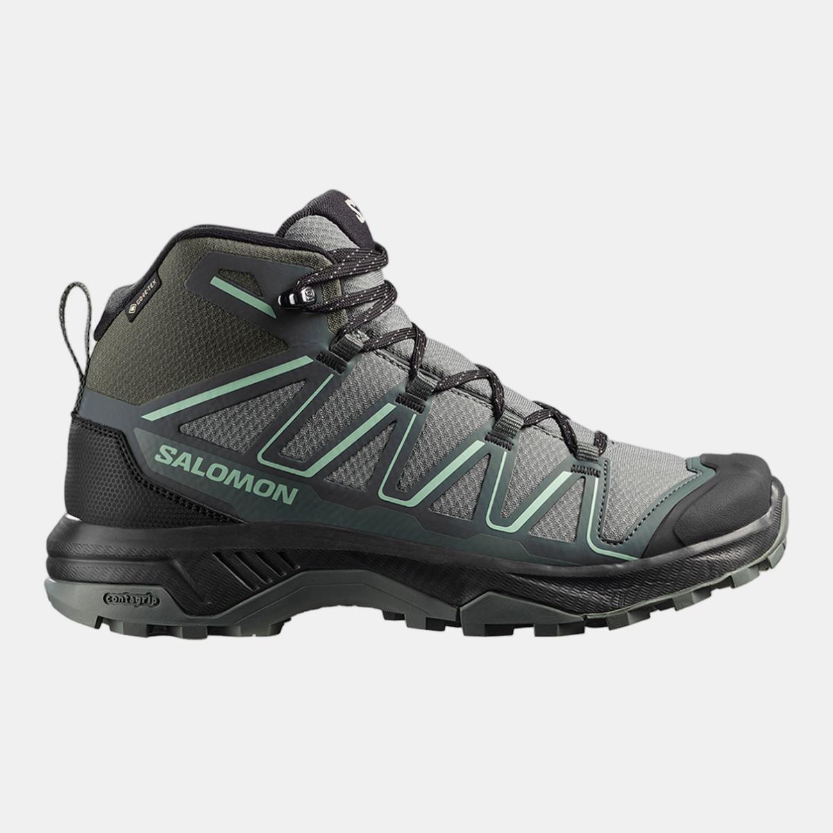 Imagen 0 de Zapatillas de senderismo para mujer EXRAISE MID GTX W SALOMON Gris / Verde