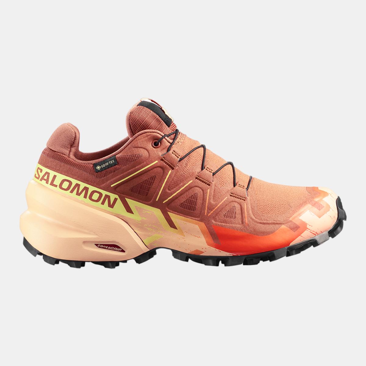 Imagen 0 de Zapatillas de trail running para mujer SPEEDCROSS 6 GTX W SALOMON Marrón / Amarillo