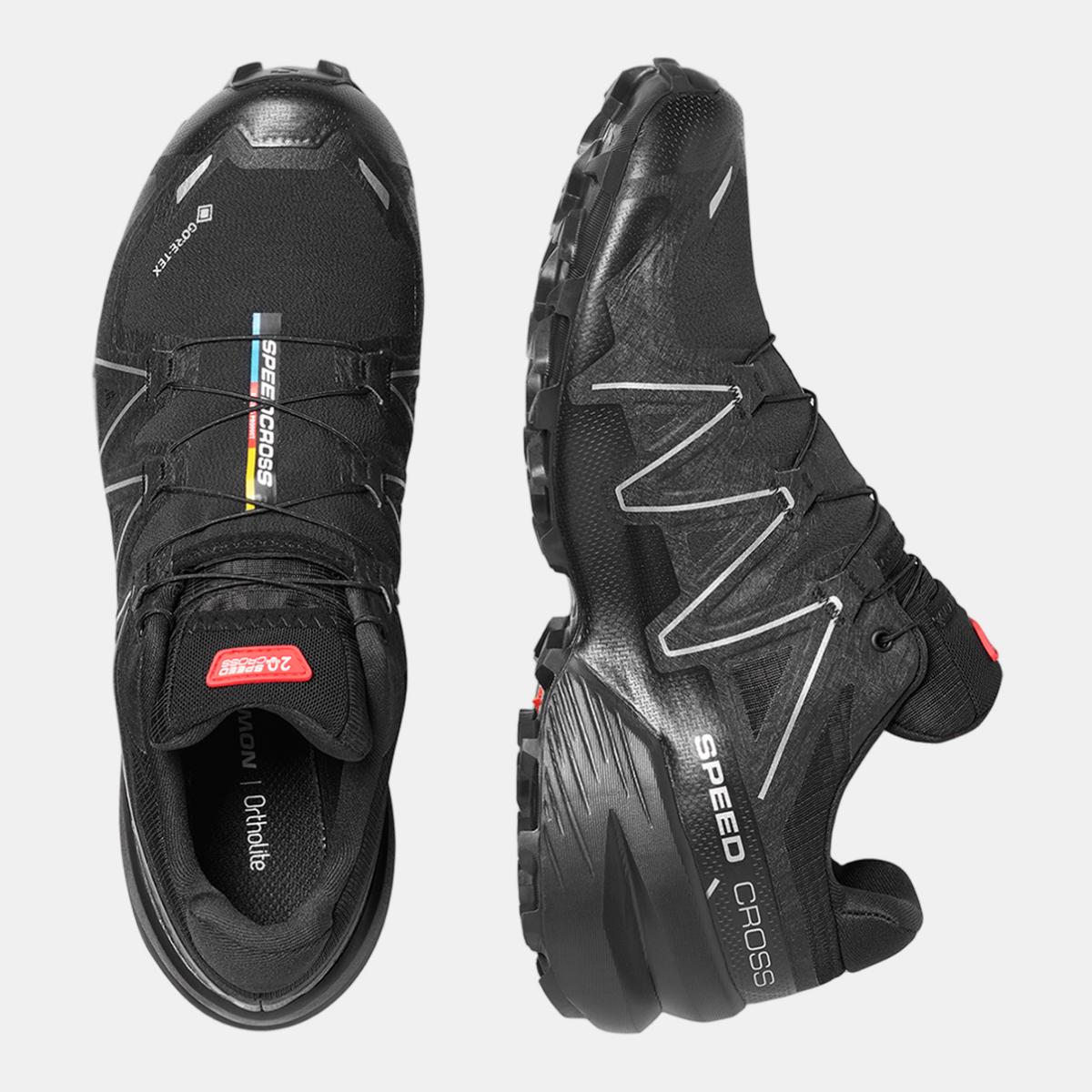 Zapatillas de trail running unisex SPEEDCROSS 6 GTX 20 YEARS Q1 SALOMON - Negro / Gris Negro / Gris-3