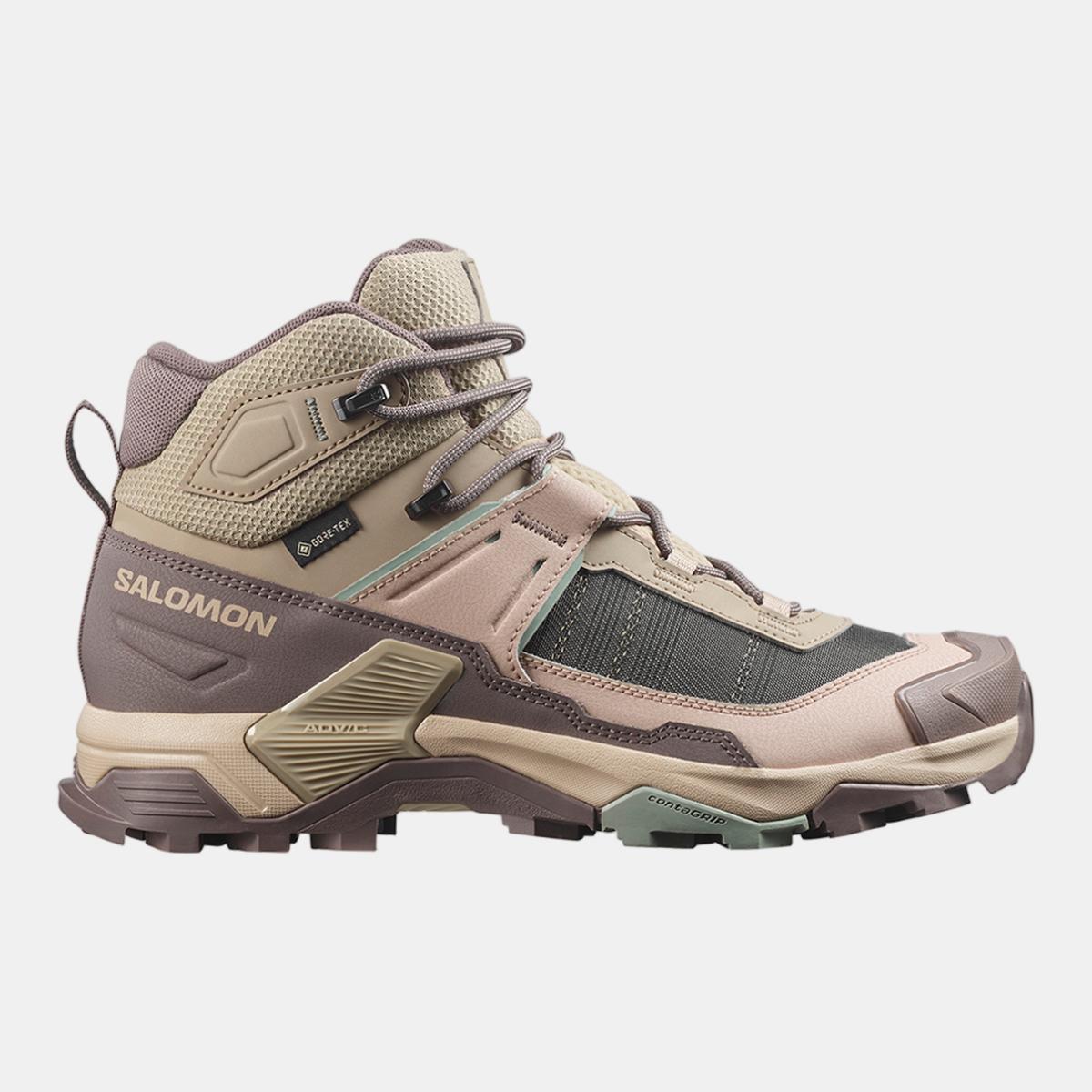 Salomon Botas de senderismo para mujer X ULTRA 5 MID GTX W Marrón