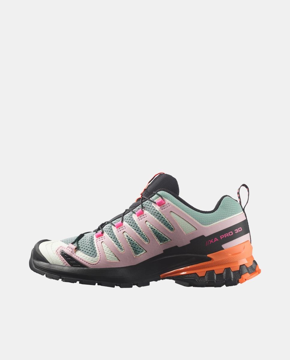 Zapatillas de trail running para mujer XA PRO 3D V9 ICON W SALOMON - Verde / Negro Verde / Negro-5