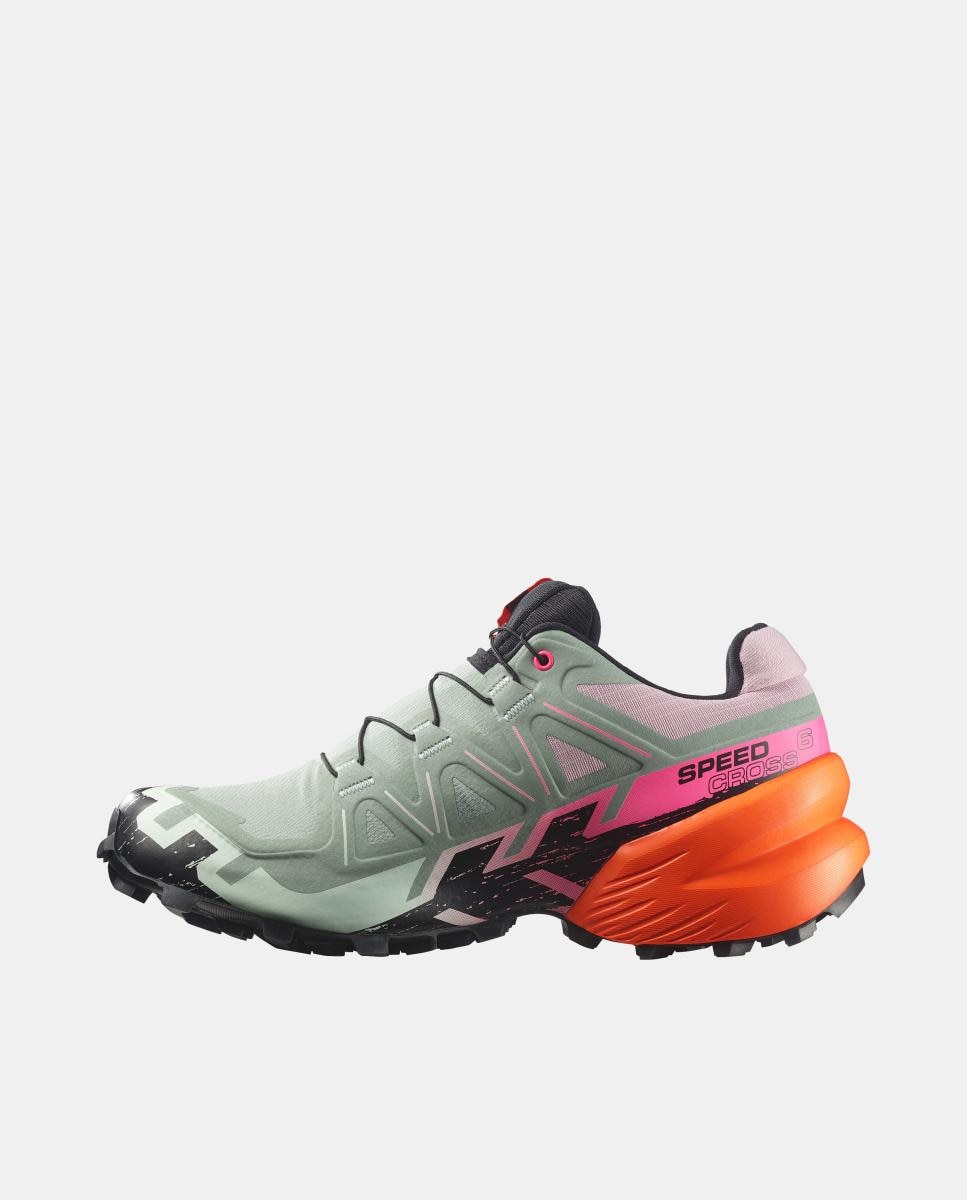 Zapatillas de trail running para mujer SPEEDCROSS 6 GTX ICON W SALOMON - Negro / Verde Negro / Verde-5