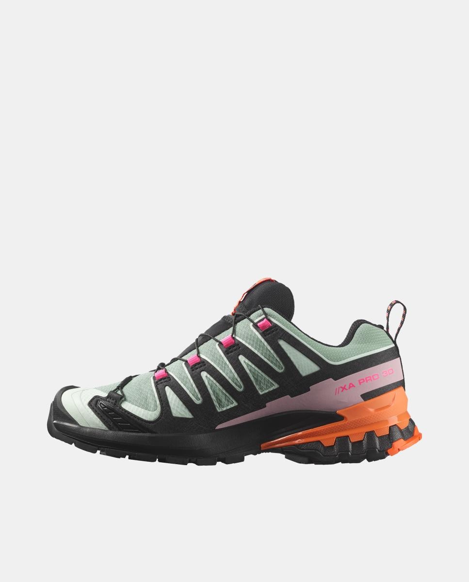 Zapatillas de trail running para mujer XA PRO 3D V9 GTX ICON W SALOMON - Negro / Verde Negro / Verde-5